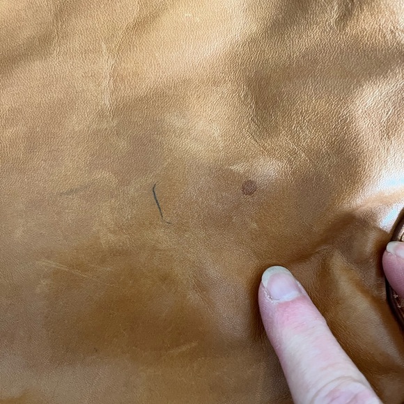 Margot New York Genuine Leather Tote Large Purse Travel Double Zip Storage - Picture 9 of 9